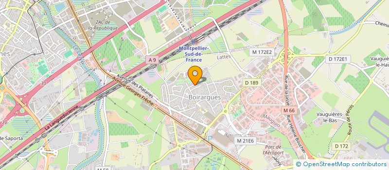 localisation de l'entreprise MANON AMIEL à LATTES