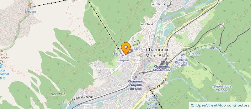 localisation de l'entreprise MANON & CO  CHAMONIX-MONT-BLANC