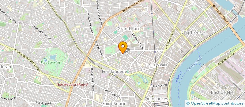 localisation de l'entreprise MANON COPPIN  BORDEAUX