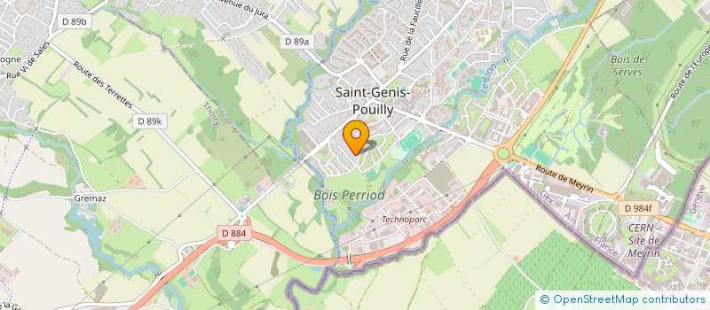 localisation de l'entreprise MANON DE LA FALAISE à SAINT-GENIS-POUILLY