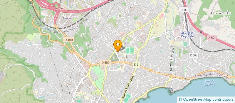 localisation de l'entreprise MANON ET ENZO à LA CIOTAT