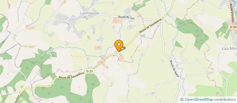 localisation de l'entreprise MANON ET MOI  LANNEPLAA