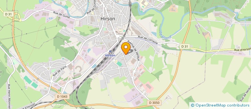 localisation de l'entreprise MANON FAMILY  HIRSON