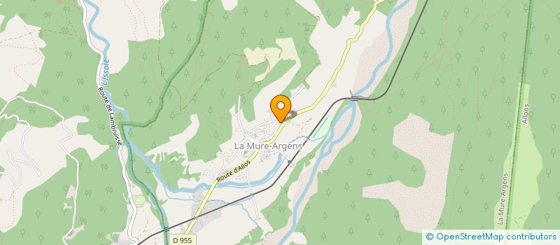 localisation de l'entreprise MANON-LE PIDANOUX  LA MURE-ARGENS