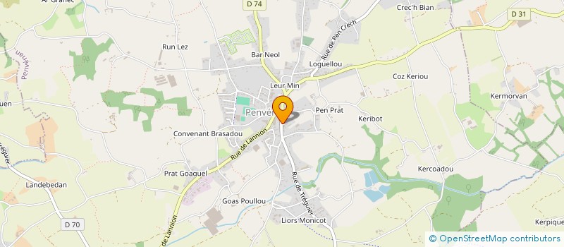 localisation de l'entreprise MANON LEMBLE  PENVENAN