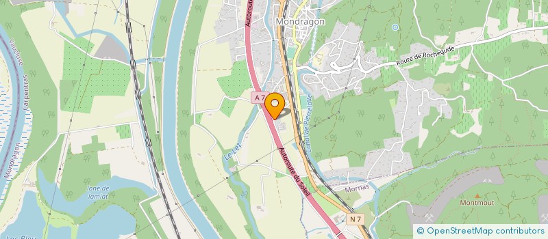 localisation de l'entreprise MANON LES LAVANDES  MONDRAGON