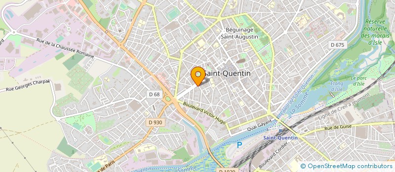 localisation de l'entreprise MANON RECRUTEMENT à SAINT-QUENTIN
