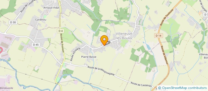 localisation de l'entreprise MANON ROUX  VILLENEUVE-LES-BOULOC