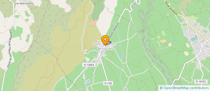 localisation de l'entreprise MANON SCI  SAINT-SATURNIN-DE-LUCIAN