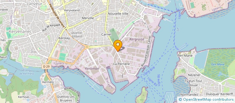 localisation de l'entreprise MANON TREPOS  LORIENT