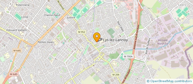 localisation de l'entreprise MANON VANDRISSE  LYS-LEZ-LANNOY