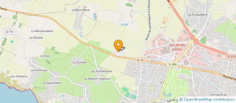 localisation de l'entreprise MANONDOUCE à PORNIC