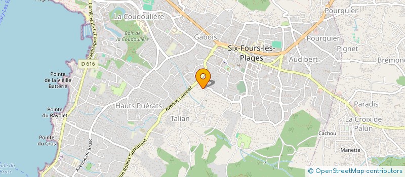 localisation de l'entreprise MANONERA à SIX-FOURS-LES-PLAGES