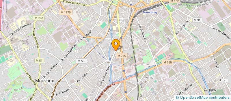 localisation de l'entreprise MANONPIERRELOC  TOURCOING