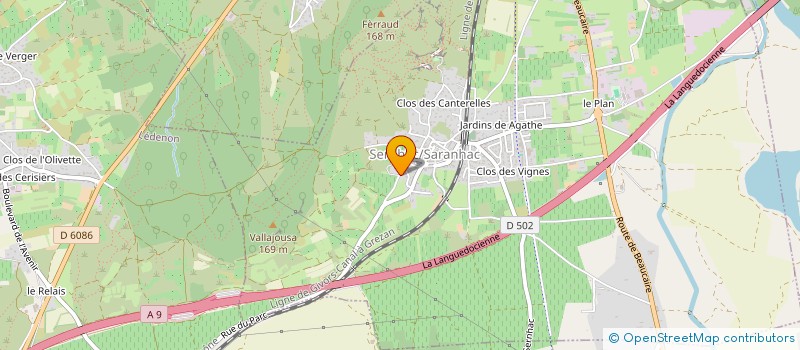 localisation de l'entreprise MANOPE  SERNHAC