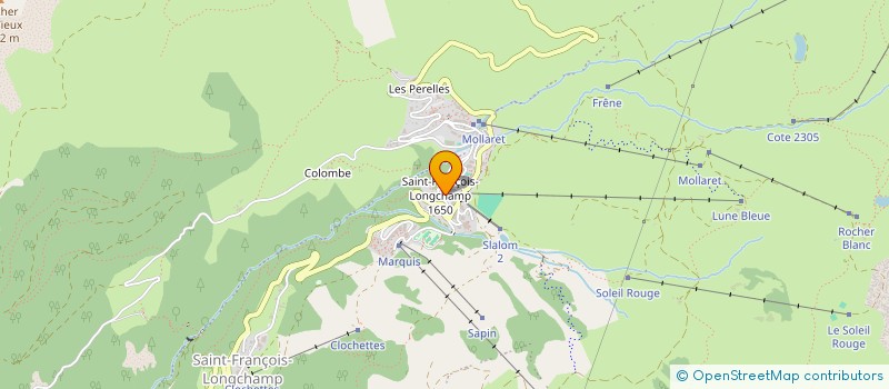 localisation de l'entreprise MANOPS  SAINT FRANCOIS LONGCHAMP