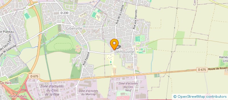 localisation de l'entreprise MANORA  DEMOUVILLE