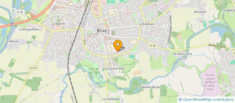 localisation de l'entreprise MANORE  BRUZ