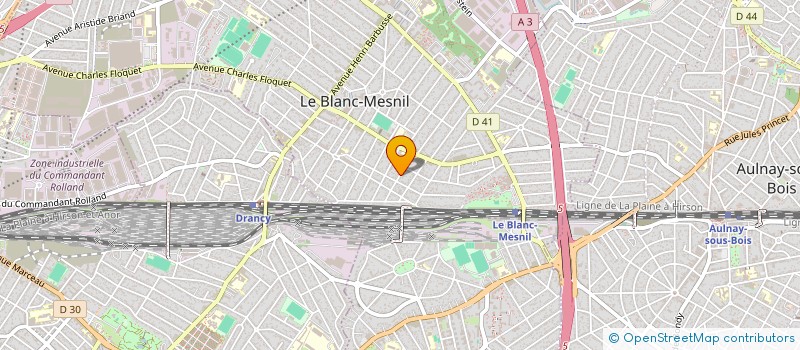 localisation de l'entreprise MANOREK SARL à LE BLANC-MESNIL