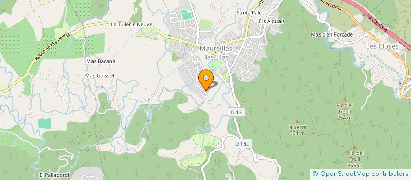 localisation de l'entreprise MANOREVA  MAUREILLAS-LAS-ILLAS