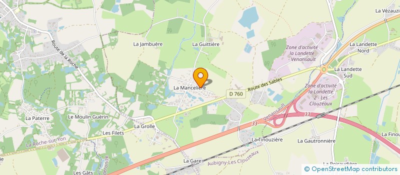 localisation de l'entreprise MANOROSY  VENANSAULT