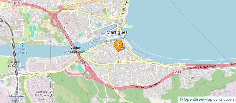 localisation de l'entreprise MANOS LOCAS ET COMPAGNIE  MARTIGUES