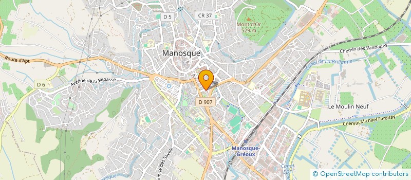 localisation de l'entreprise MANOS PIZZA à MANOSQUE