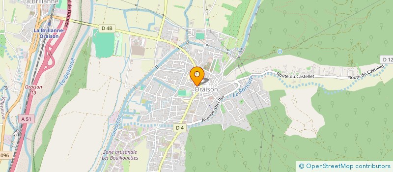 localisation de l'entreprise MANOSQUATRELLE TROPHY à ORAISON