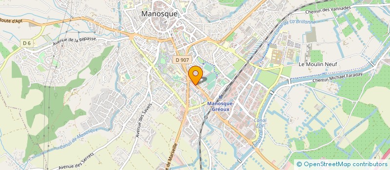localisation de l'entreprise MANOSQUE ELECTRICITE AUTO à MANOSQUE