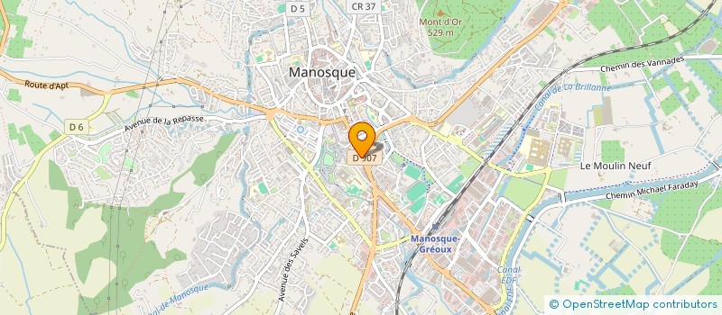 localisation de l'entreprise MANOSQUE IMMOBILIER à MANOSQUE