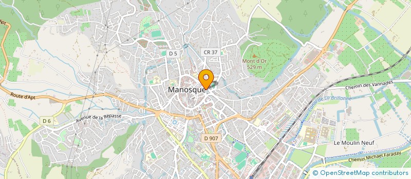 localisation de l'entreprise MANOSQUE SERVICES à MANOSQUE