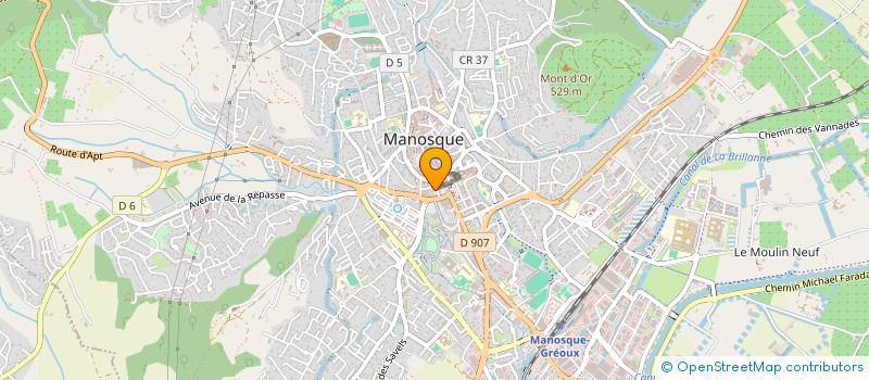localisation de l'entreprise MANOSQUEER à MANOSQUE