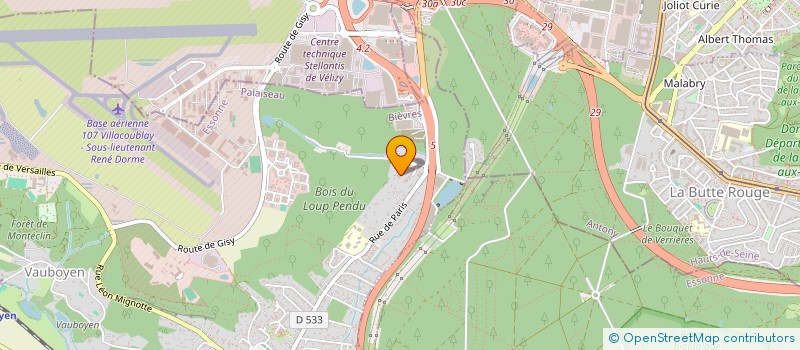 localisation de l'entreprise MANOTAO  BIEVRES