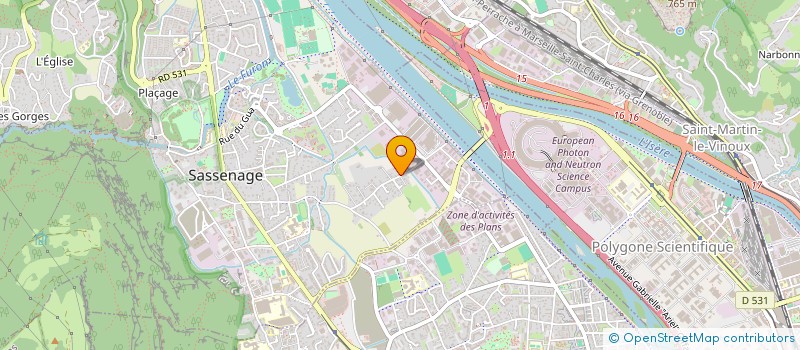 localisation de l'entreprise MANOTHI  SASSENAGE