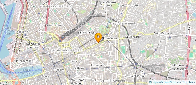 localisation de l'entreprise MANOU à MARSEILLE