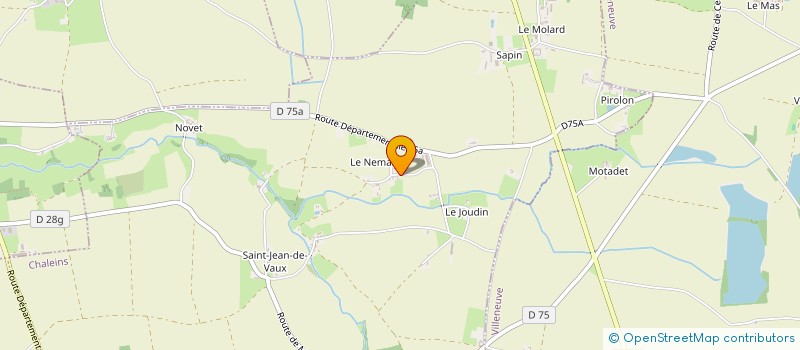 localisation de l'entreprise MANOU  CHALEINS