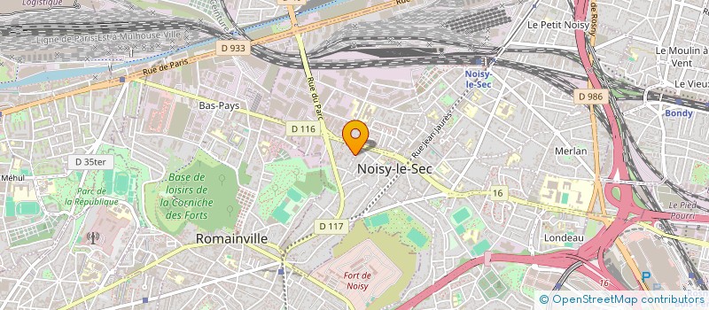 localisation de l'entreprise MANOU SUR MESURE à NOISY-LE-SEC