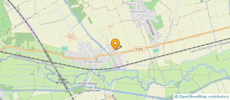 localisation de l'entreprise MANOUBA  WILWISHEIM