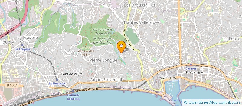 localisation de l'entreprise MANOUCAT à CANNES