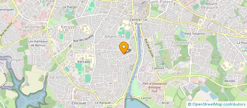 localisation de l'entreprise MANOUK à VANNES