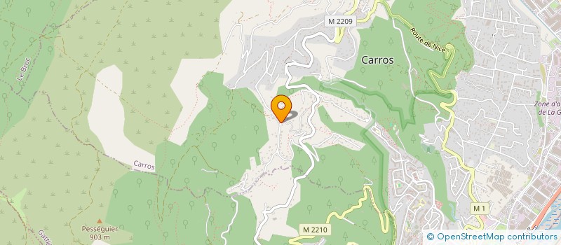 localisation de l'entreprise MANOUNE à CARROS