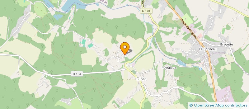 localisation de l'entreprise MANOUS  DIRAC