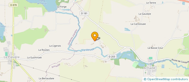 localisation de l'entreprise MANOVIE à OMBREE D'ANJOU