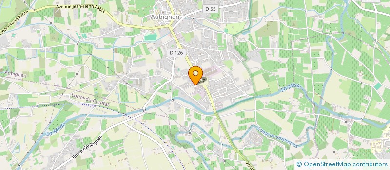 localisation de l'entreprise MANOYANE  AUBIGNAN
