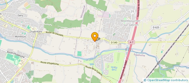 localisation de l'entreprise MANPARK  MONTBOUCHER-SUR-JABRON