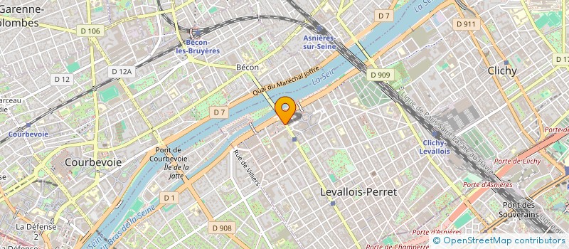 localisation de l'entreprise MANPART 3 à LEVALLOIS-PERRET