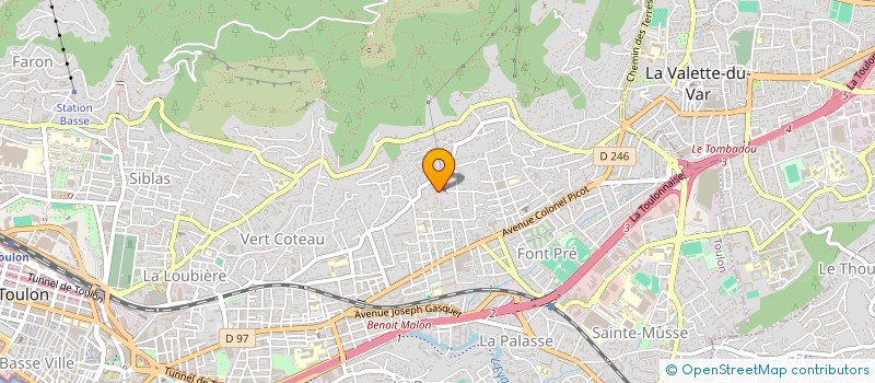 localisation de l'entreprise MANPHIL & CO  TOULON