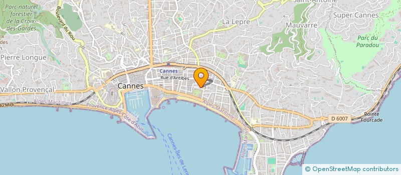 localisation de l'entreprise MANQUAT à CANNES