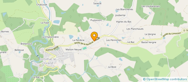 localisation de l'entreprise MANQUE PAS D AIR 24  JUMILHAC-LE-GRAND