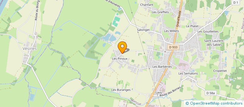 localisation de l'entreprise MANQUE PAS D'AIR à MANZIAT